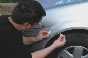  How to paint chips on the car