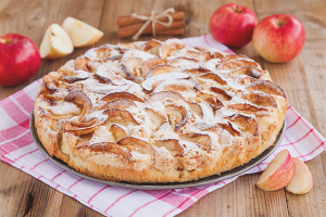  Een charlotte koken met appels in de oven