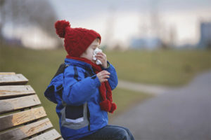  Is het mogelijk om met een kind met verkoudheid te lopen